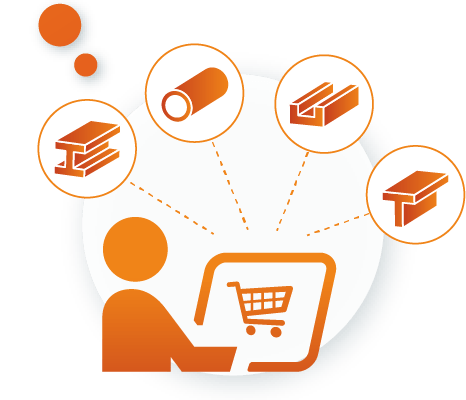 商談の管理をしている人のイラスト